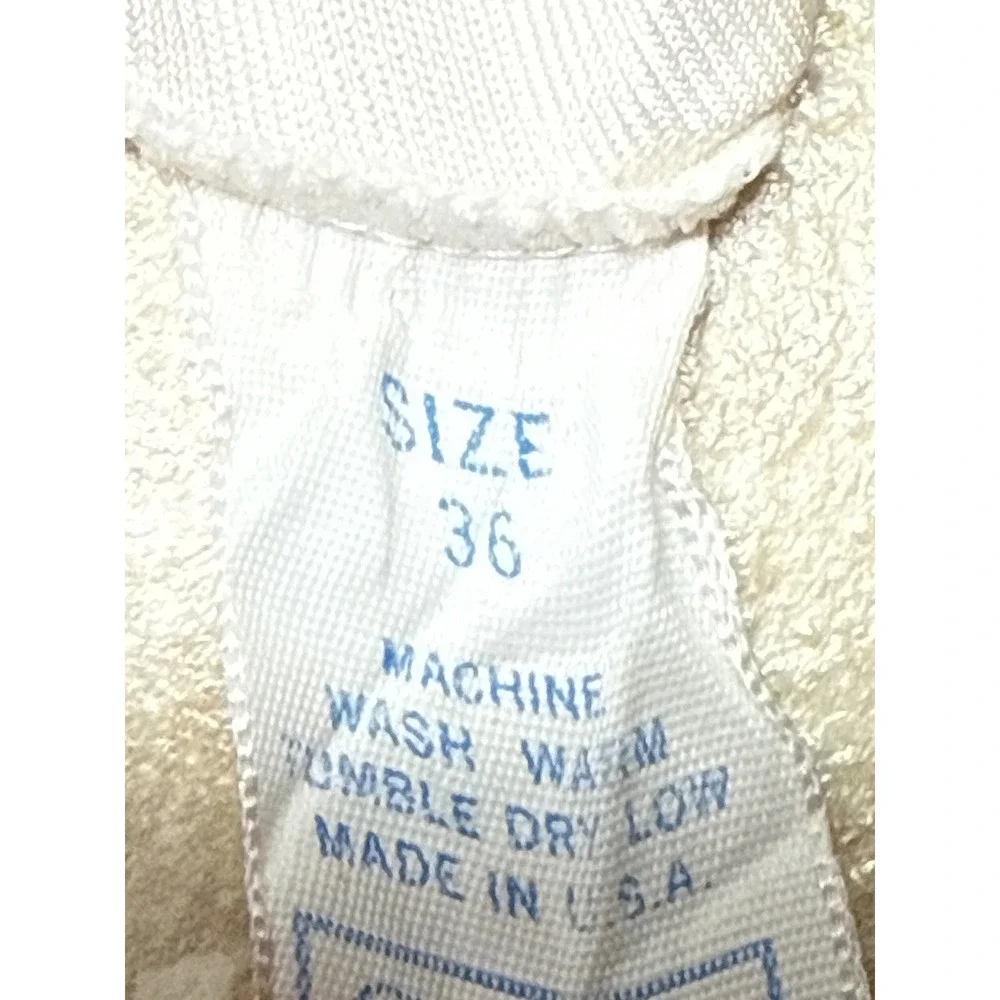 Vintage Ivory Satin Lace Trim Full Slip Dress Maxi Nightgown Size 36 USA Made - Picture 8 of 9